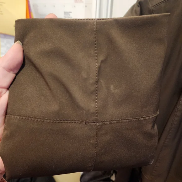 Sz XL Eddie Bauer insulated waterproof trench in chocolate brown
